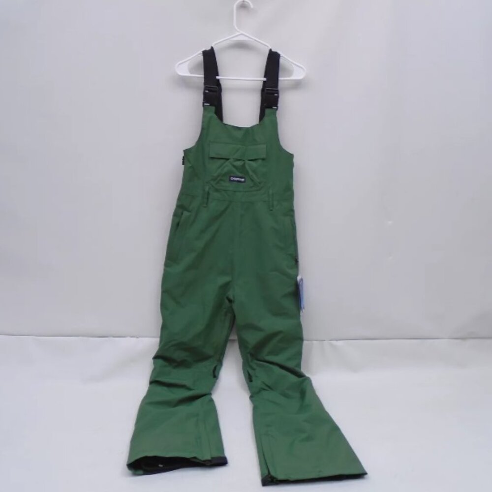 Women's Green Ski & Snow Bib Pants